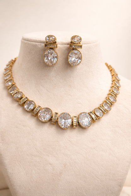 Diamond Replica Choker Set