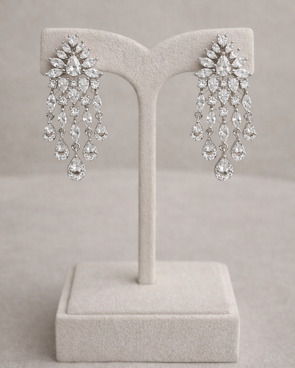 American Zirconia Diamond Necklace Set-G353700