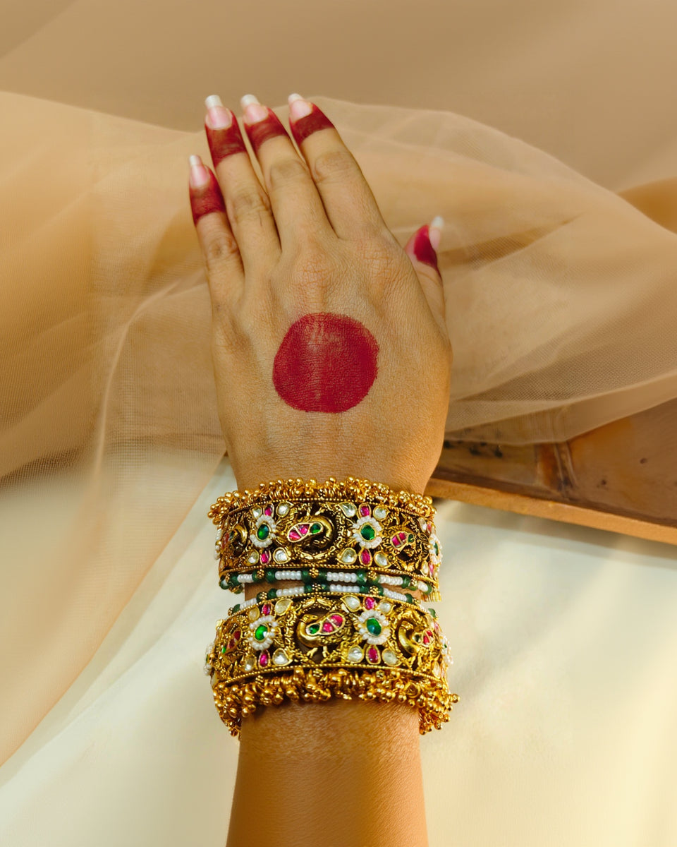 Jadau Bangles(Set of 2)-G157800