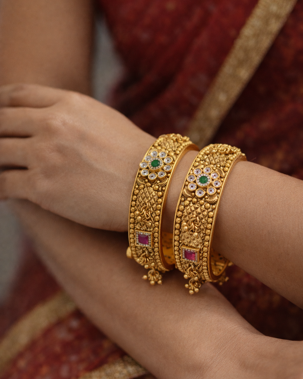 Swarovski Rajwadi Bangles-G354000