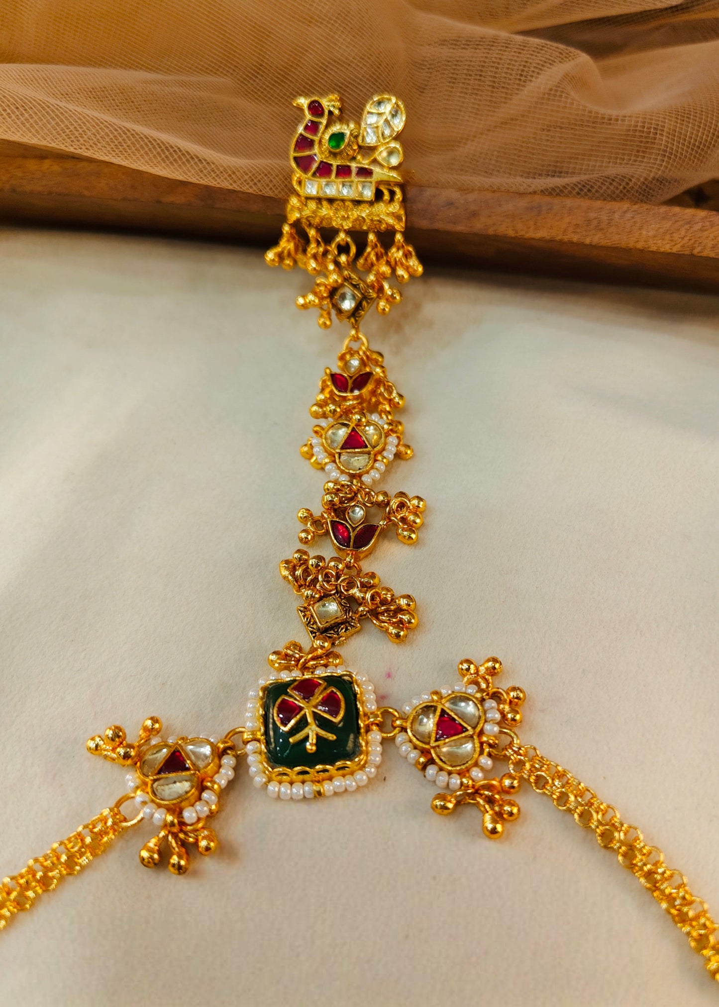 Jadau Kundan Hath phool/Hath Pocha(1-Ps)-G353000