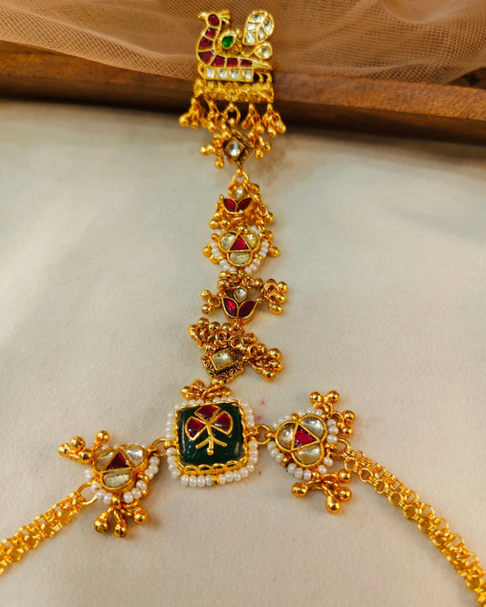 Jadau Kundan Hath phool/Hath Pocha(1-Ps)-G353000