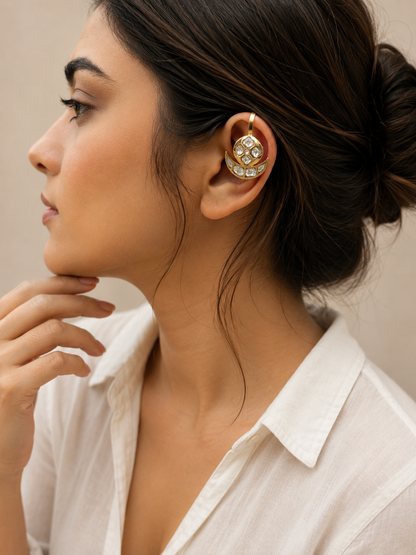 Kundan Ear Cuff-G141300