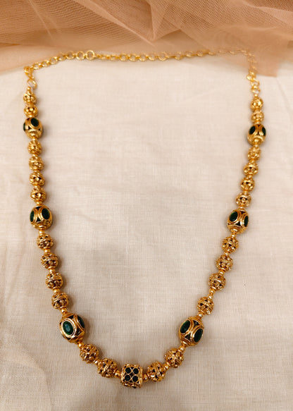 Gold-Plated Mala Necklace-G171000