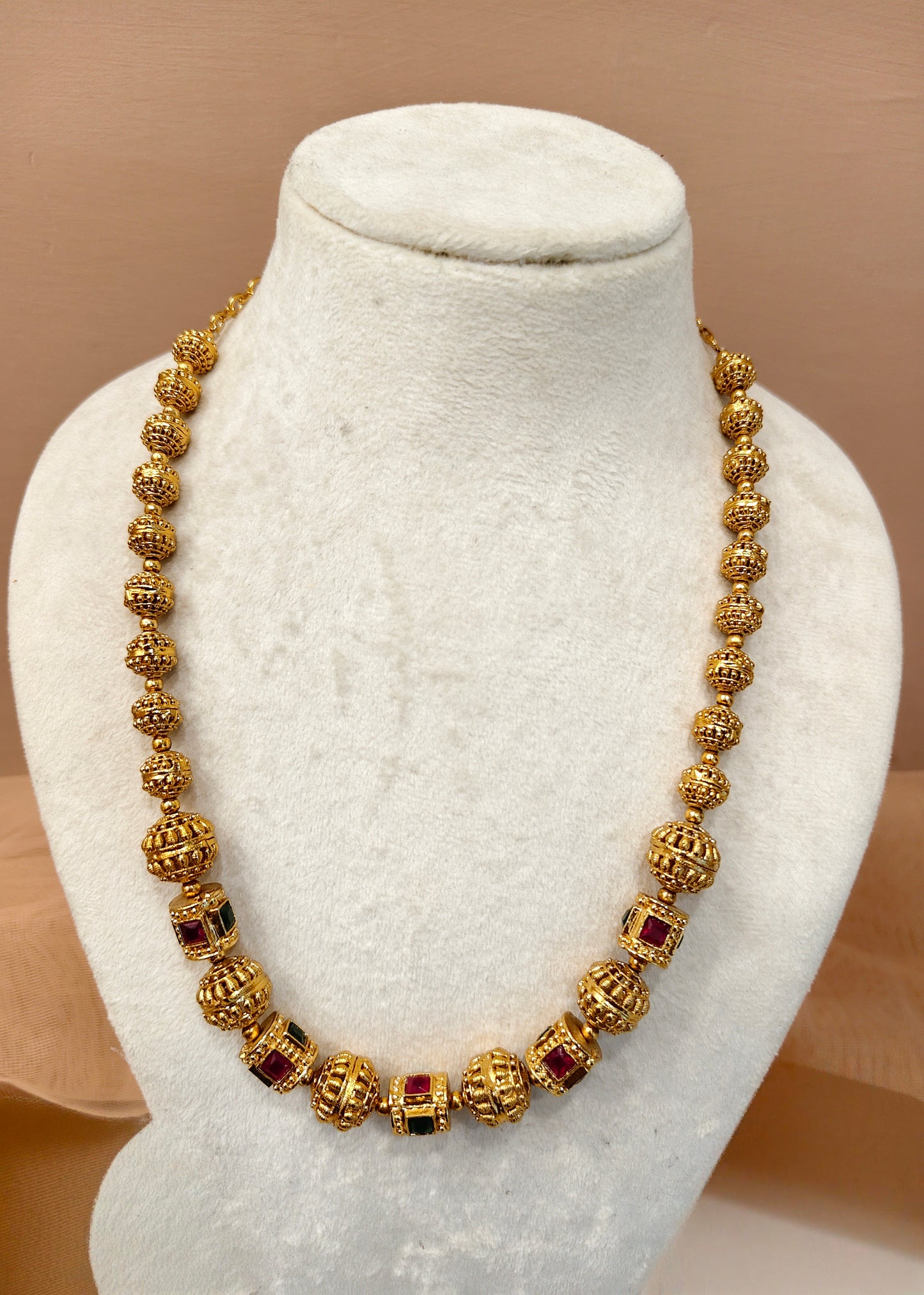 Gold-Plated Mala Necklace-G171200