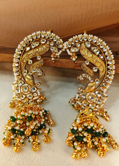 Jadav Kundan Earrings(Ear Cuffs)-G355300