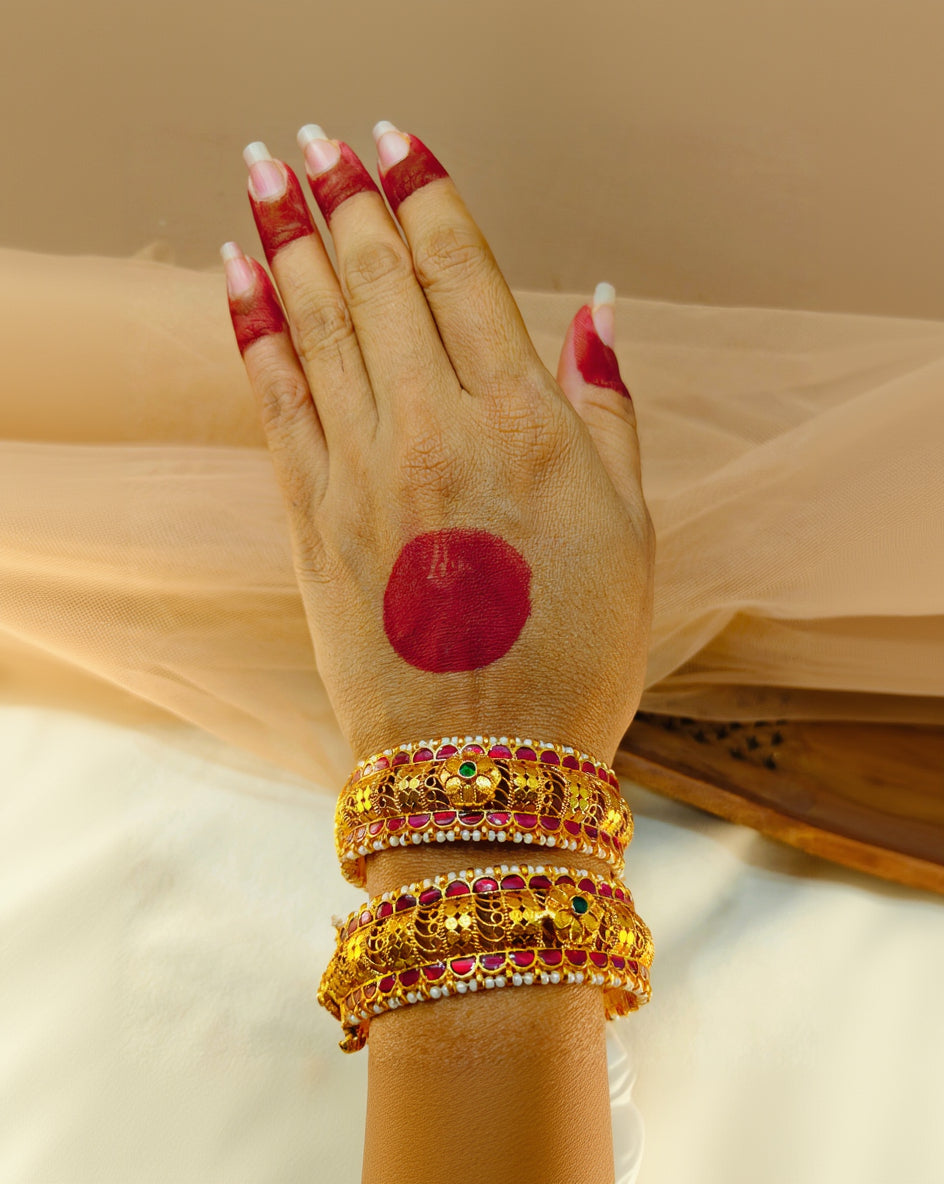 Jadau Bangles(Set of 2)-G157800