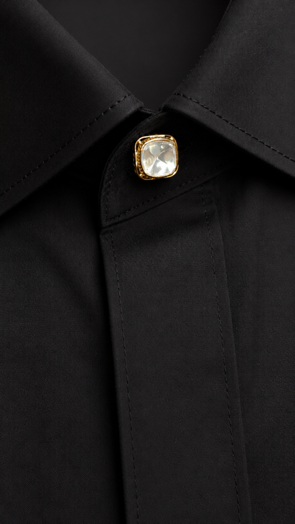 Moissanite-Studded Kurta Buttons-G351800(3psc)