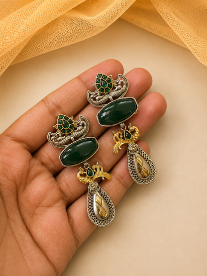 Fusion-Oxidised Earings-G11450
