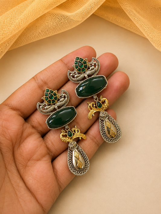 Fusion-Oxidised Earings-G11450
