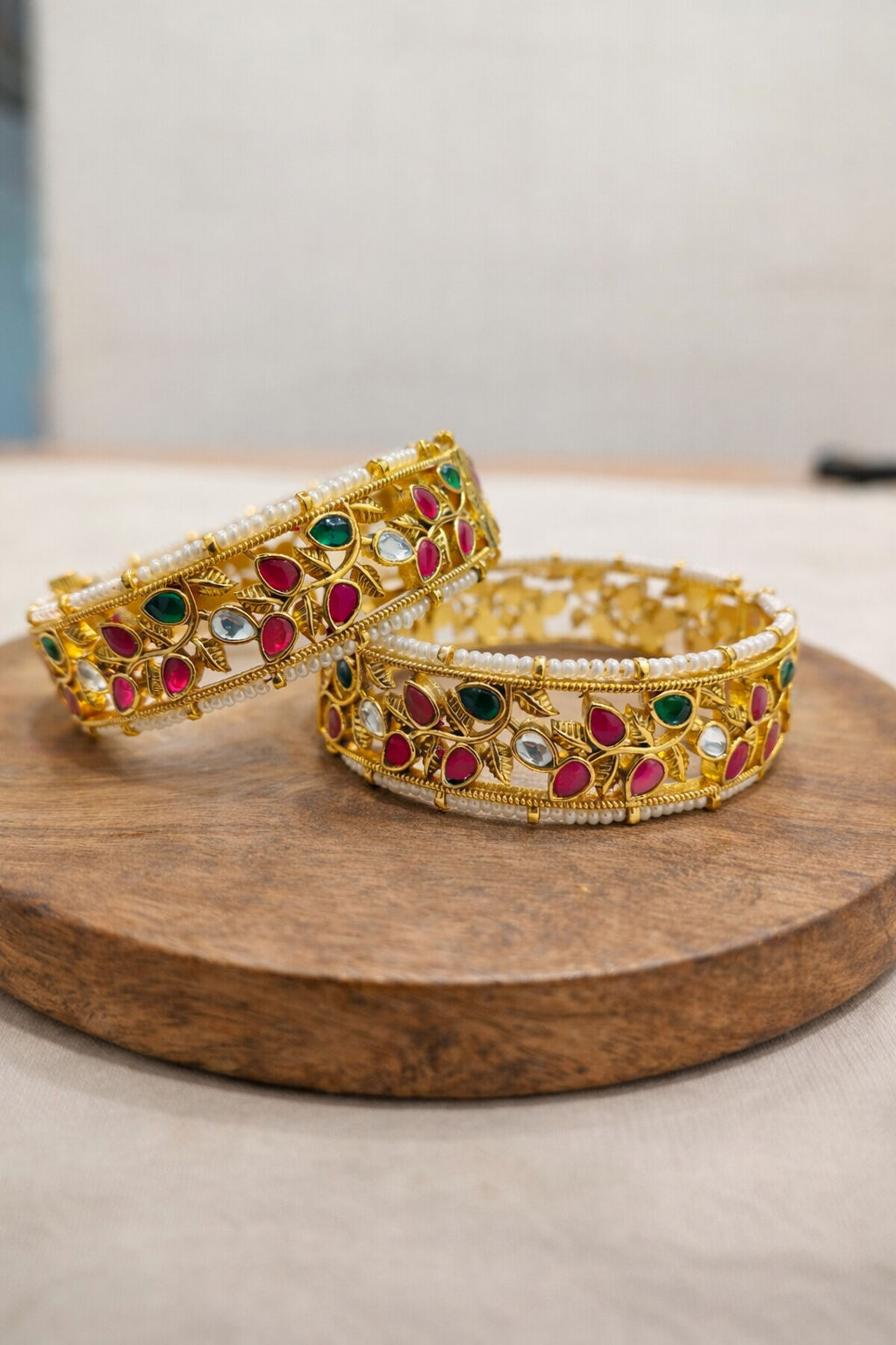 Jadav Heritage Bangles(Set of 2)