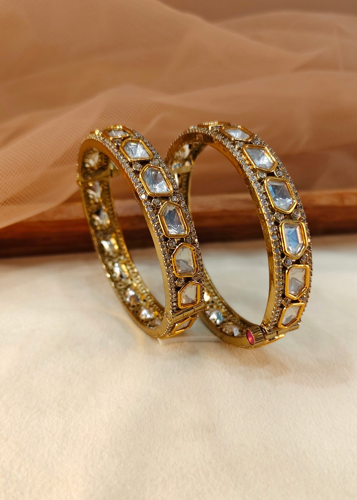 Moissanite Bangles(Set of 2)-G154300