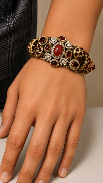 Sabyasachi-Navratan Handcrafted Cuff-G782300