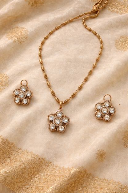 Mossonite Pendent Set-G351500