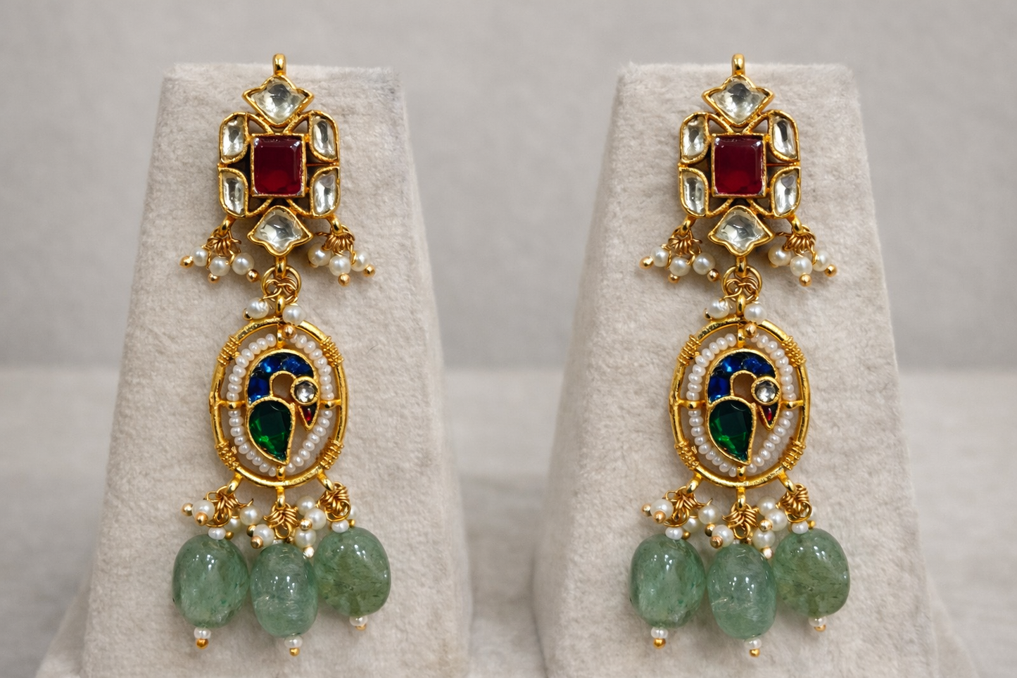 Heritage Pachi Kundan Choker Necklace Set