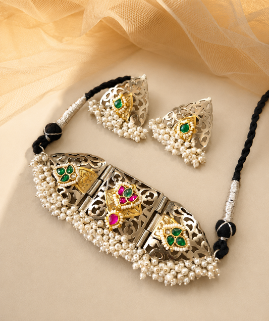 German Silver Chokar Set-G662400