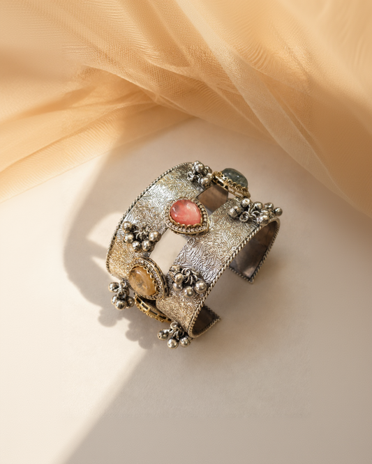 Oxidized Cuff Bracelet-G771800