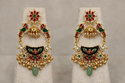 Green Onyx Heritage Choker Necklace Set