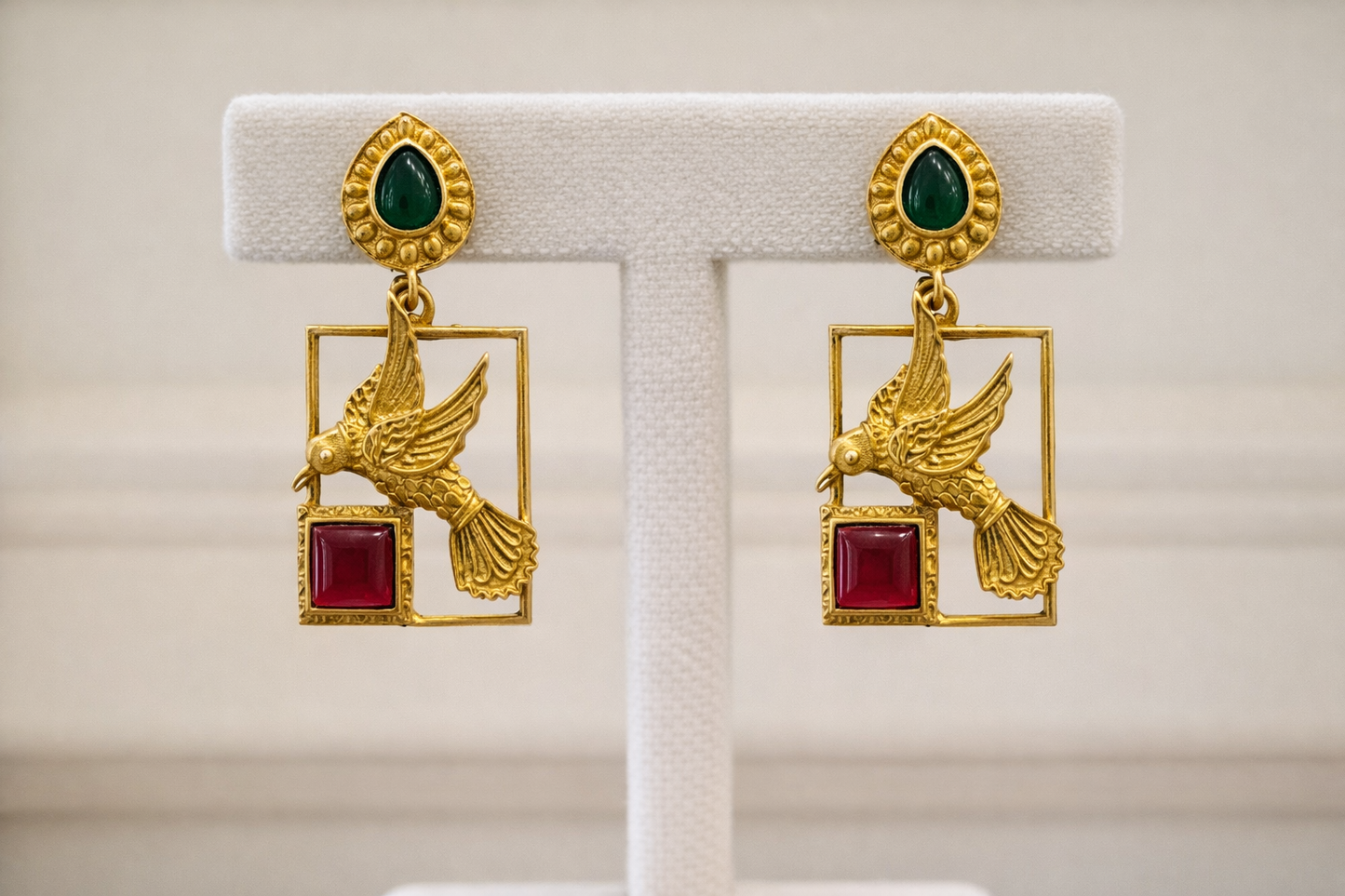 Fusion Bird Drop Earrings-G35900