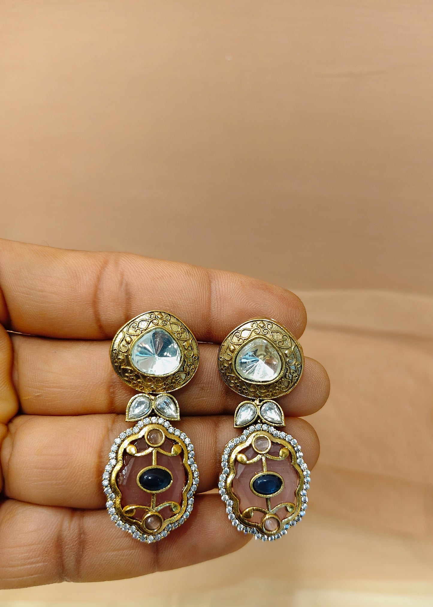 Ruby Sabyasachi Necklace Set-G353000