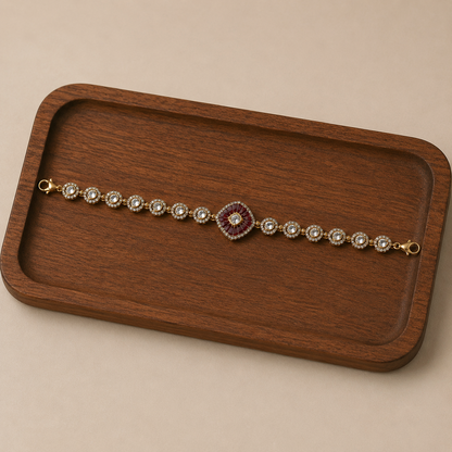 Kundan Mathapatti Hairband-G332900