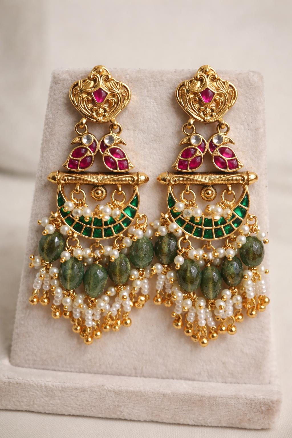 Maharani Real Jadav Heritage Long Necklace set