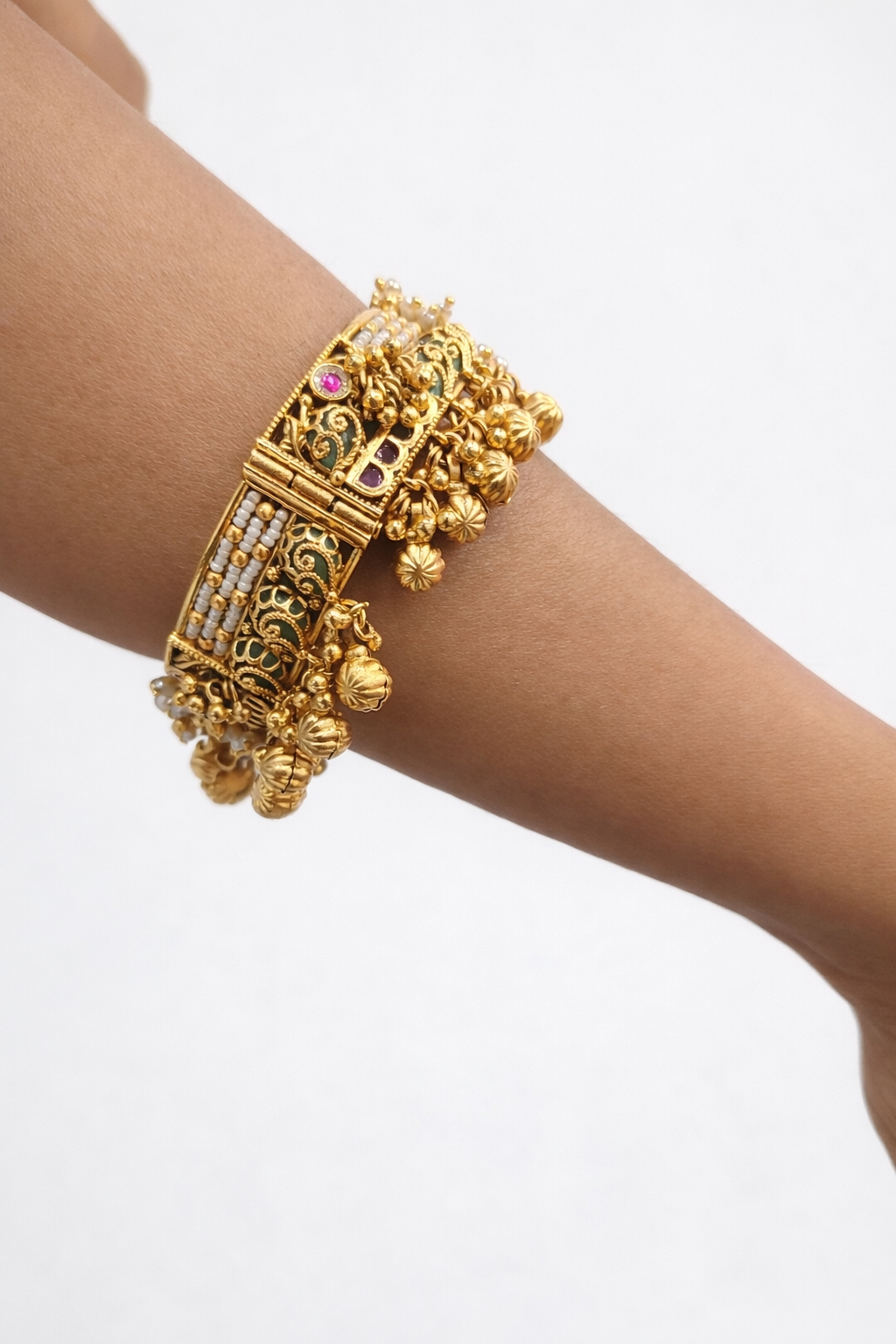 Heritage Tample Design Bangle(Set of 2)