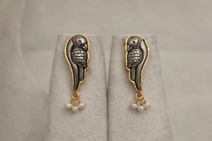 Heritage Mossonite Pendent set With Jhumka Earings