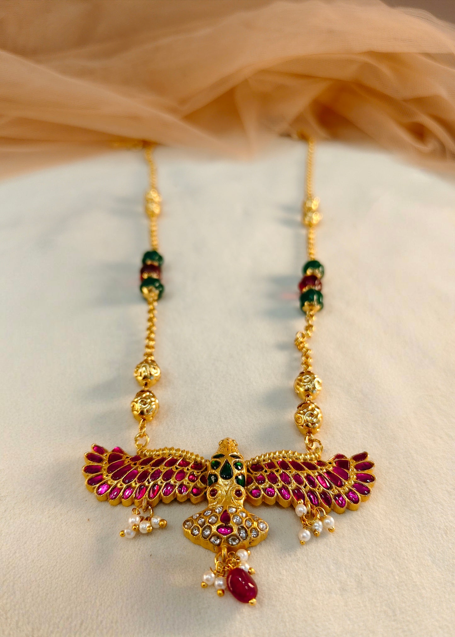 Jadau Egale Pendant Set-G354000
