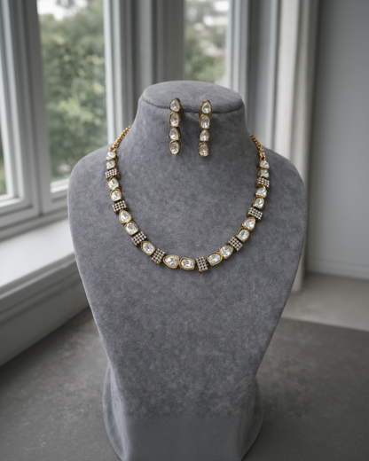 Victorian Mossonite Necklace Set-G351800