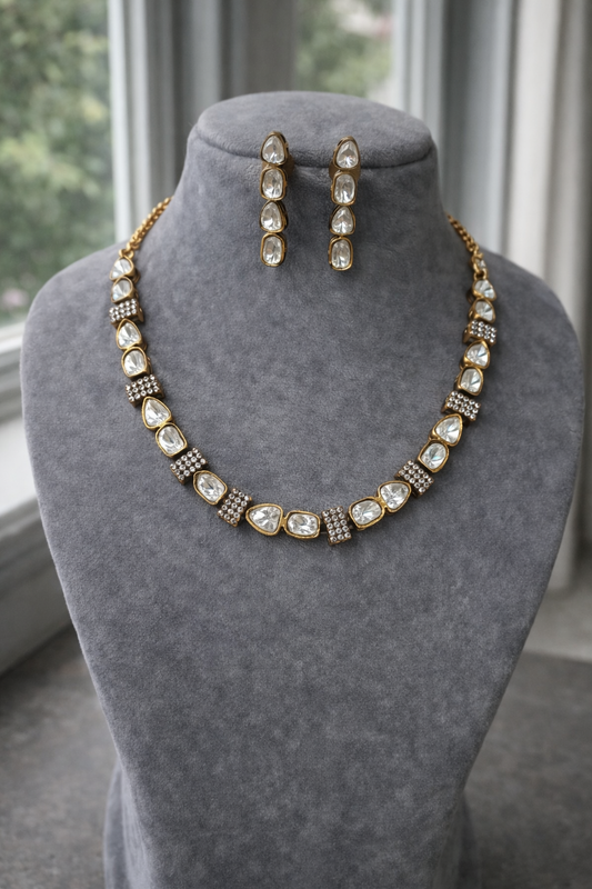 Victorian Mossonite Necklace Set