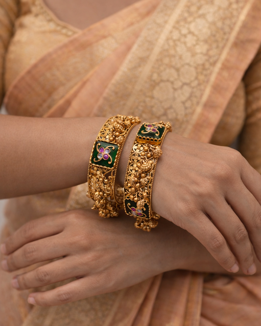 Heritage Antique Bangles(Set of 2)-G354400