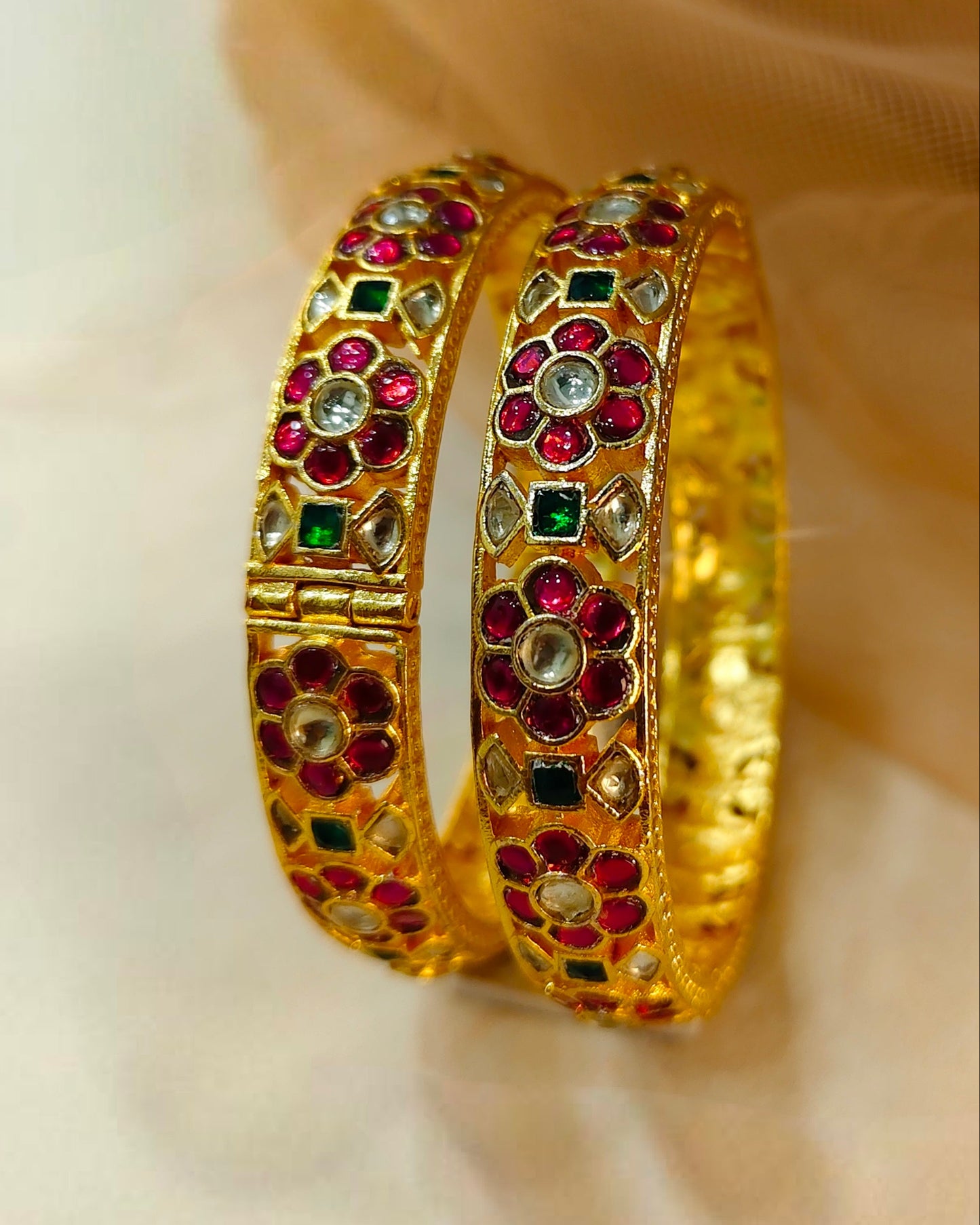 Jadau Bangles(Set of 2)-G156800