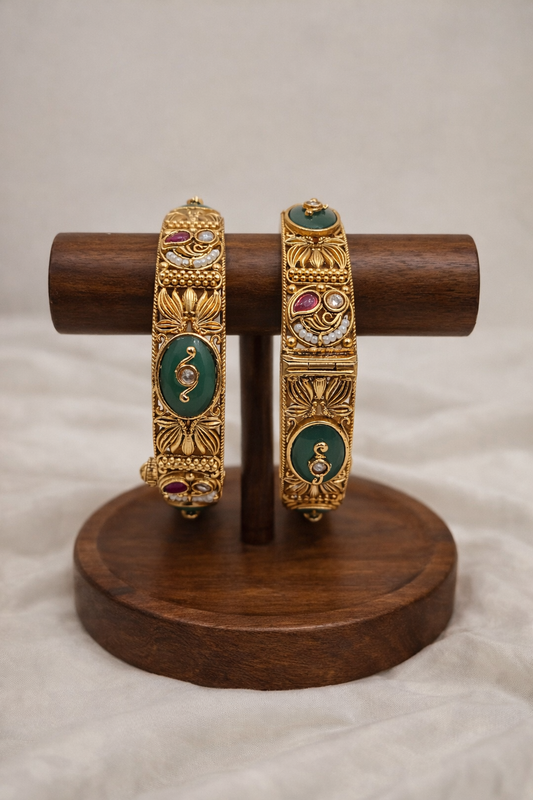 Nakshi Heritage Bangles(Set of 2)