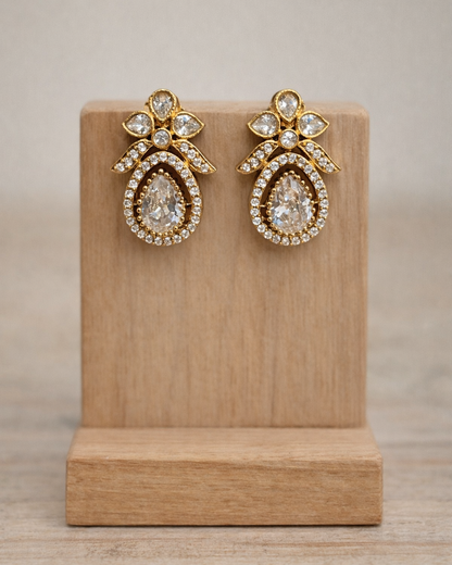 Charm Victorian Stone Short Necklace Set-G352200