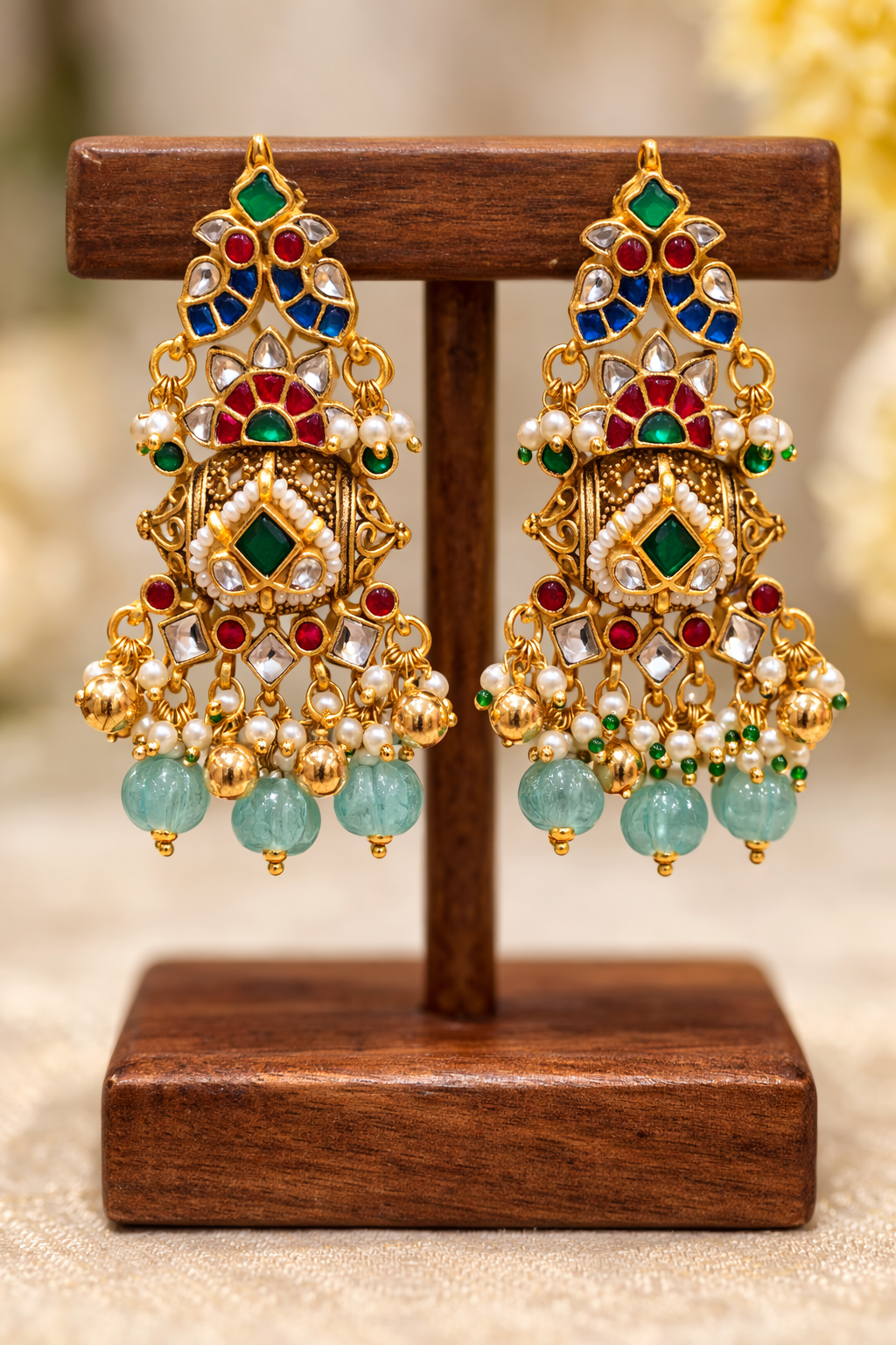 Heritage Kundan Polki Dodi Necklace Set