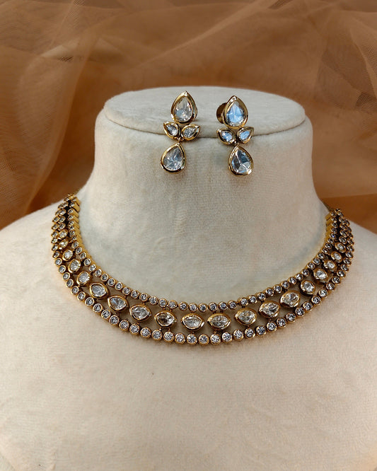 Moissanite Necklace Set-G425400