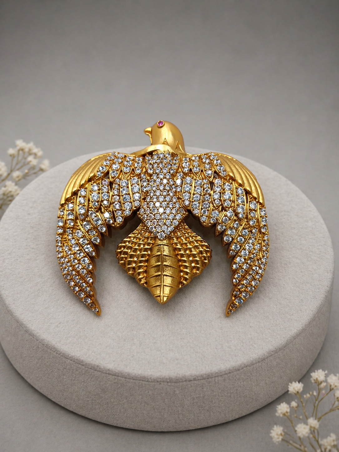Garuda Golden Royal Eagle brooch-G751800