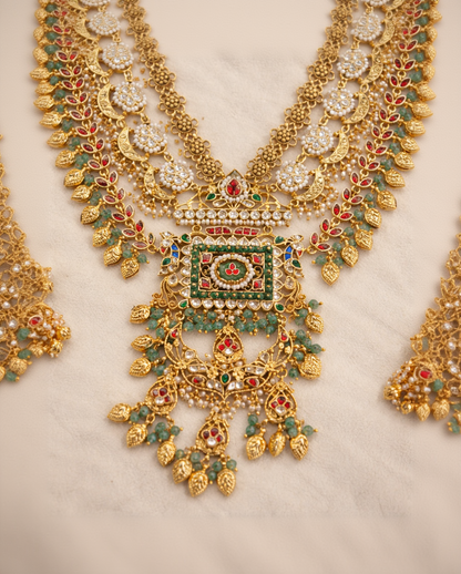 Heritage Jadau Kundan Rani Haar Necklace Set-G7520800
