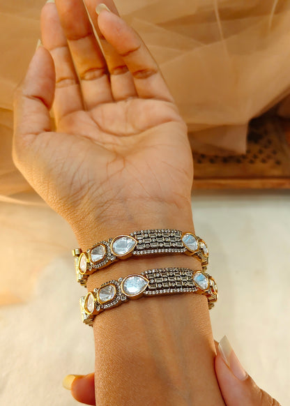 Moissanite Bangles(Set of 2)-G154500