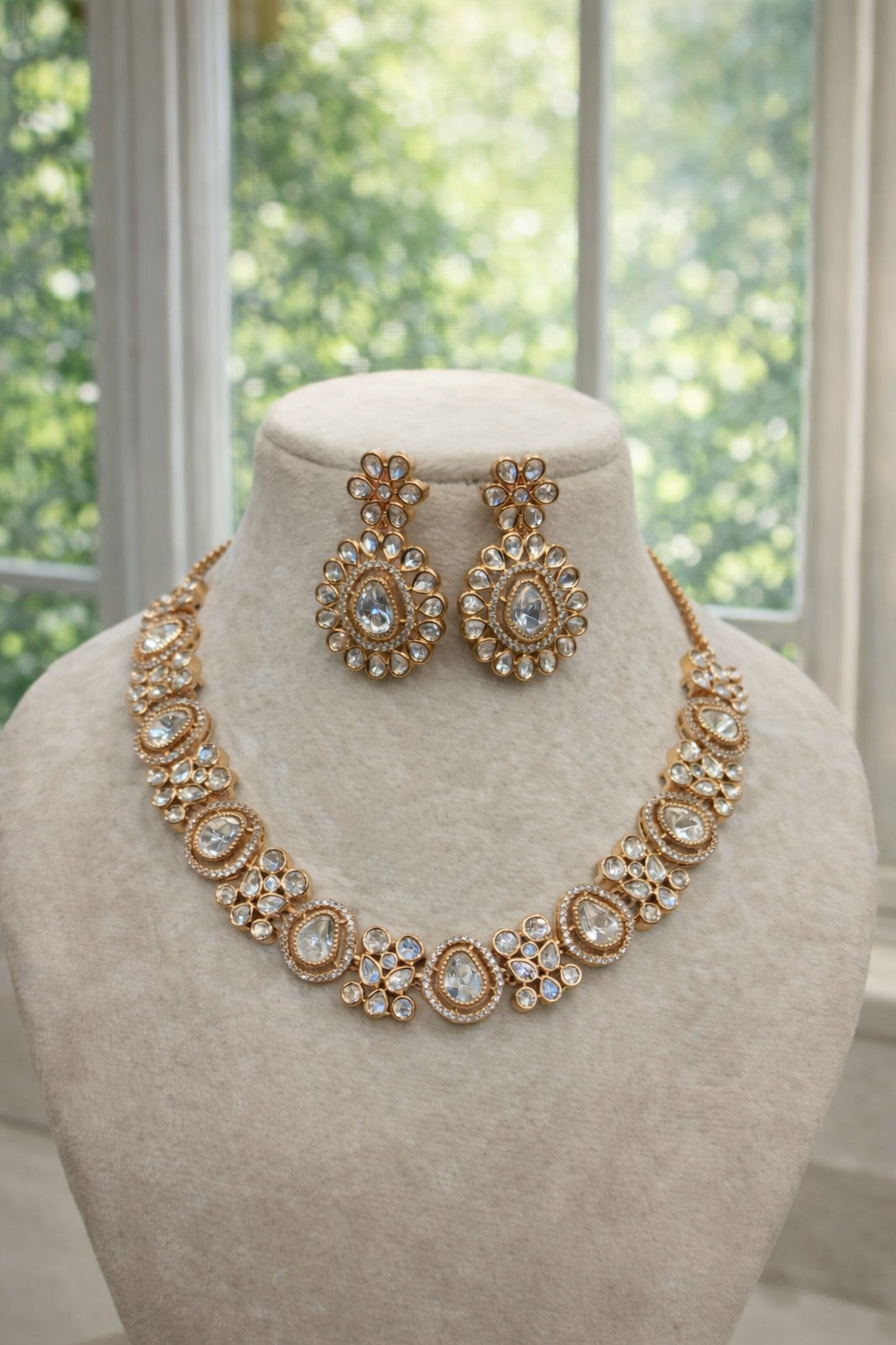 Kundan & Stone Necklace Set