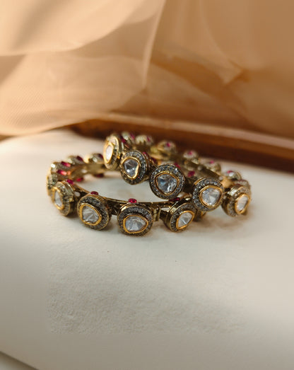 Moissanite Bangles(Set of 2)-G757300