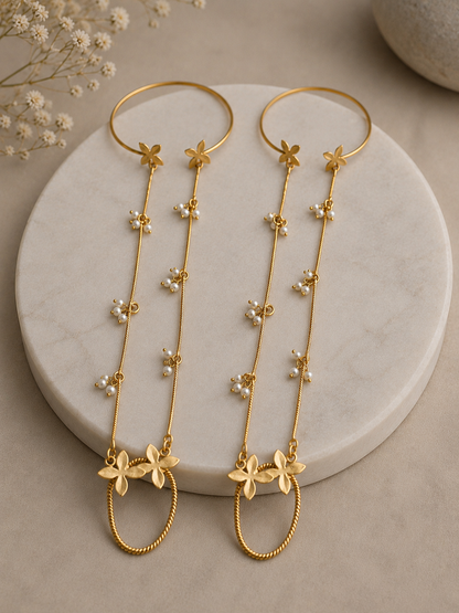 Butterfly Haath Phool/.    Hand Harness(Pair)-G352000