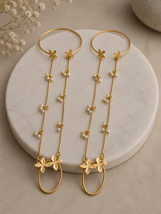 Butterfly Haath Phool/.    Hand Harness(Pair)-G352000