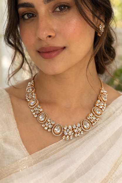 Kundan & Stone Necklace Set