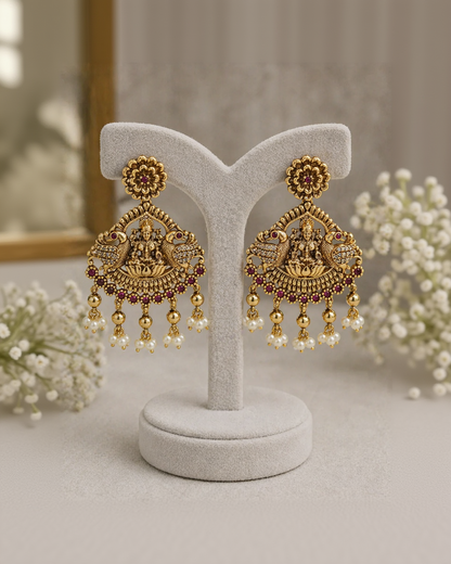 Antique Lakshmi Temple Choker Set-G352700