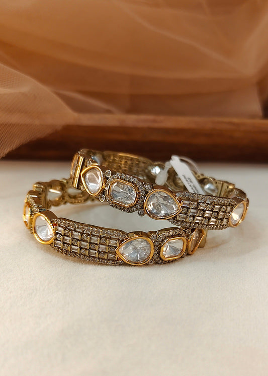Moissanite Bangles(Set of 2)-G154500
