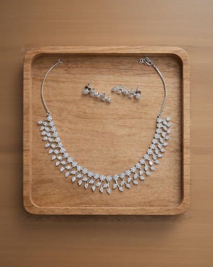 Nano American Daimond Necklace Set-G352000