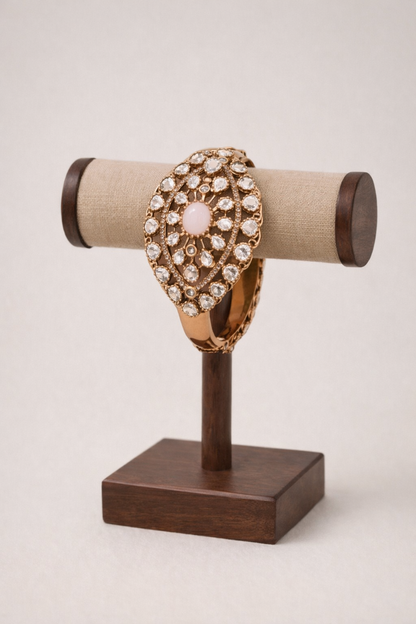 Elegant Mossonite Bangle Bracelet