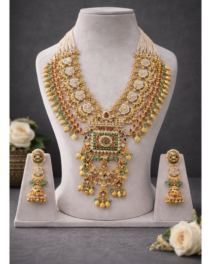 Heritage Jadau Kundan Rani Haar Necklace Set-G7520800